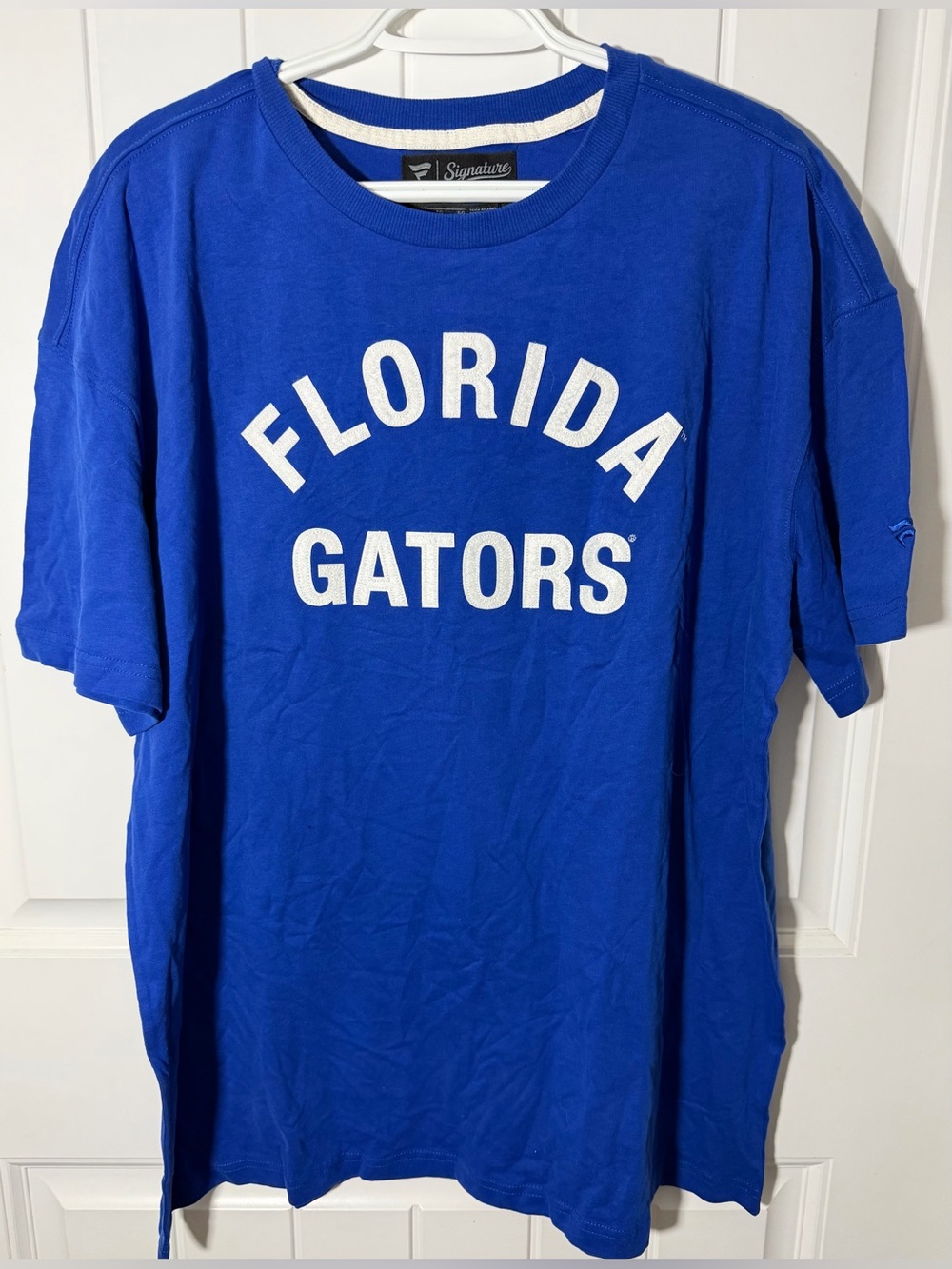 Florida Gators Fanatics Signature T Shirt Mens XL Blue Applique Logo NWT